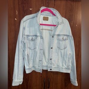 American Eagle Outfitters Light Blue Denim Jacket